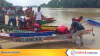 Ket Foto: Ketinting Inhil mengikuti lajang Pelalawan Racing Boat Desa Wisata Kuala Terusan 2026