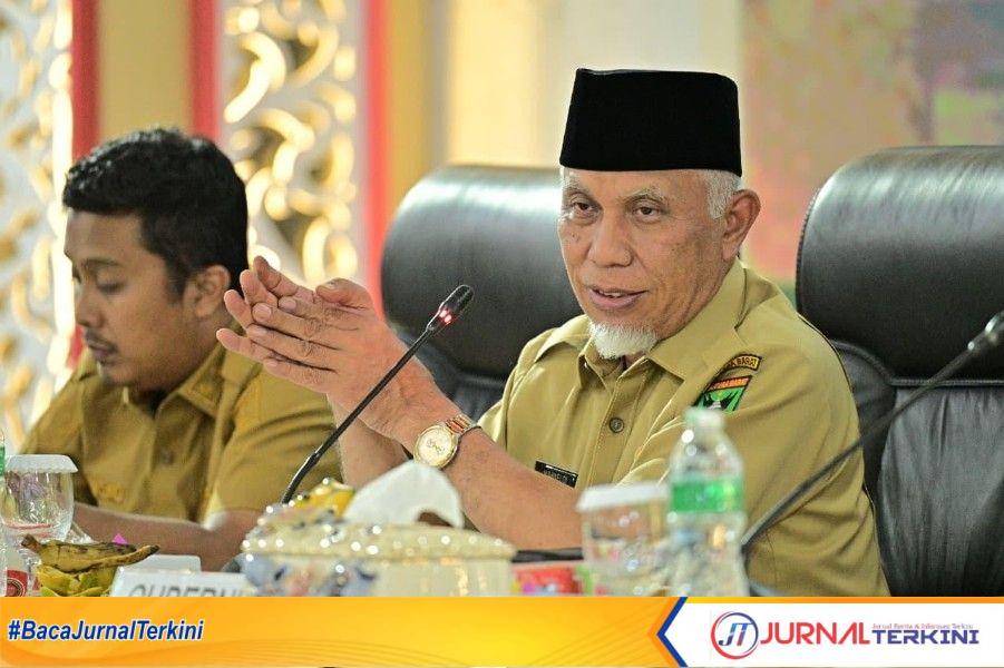 Gubernur Sumbar, Mahyeldi Ansharullah, bersama Wagub Sumbar, Vasco Ruseimy. (Foto Adpim Sumbar).
