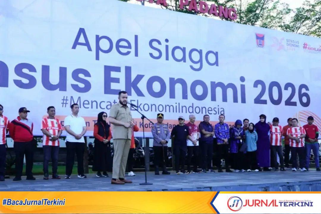 Apel Siaga Sensus Ekonomi 2026 di kota Padang. (Foto Prokopim Padang)