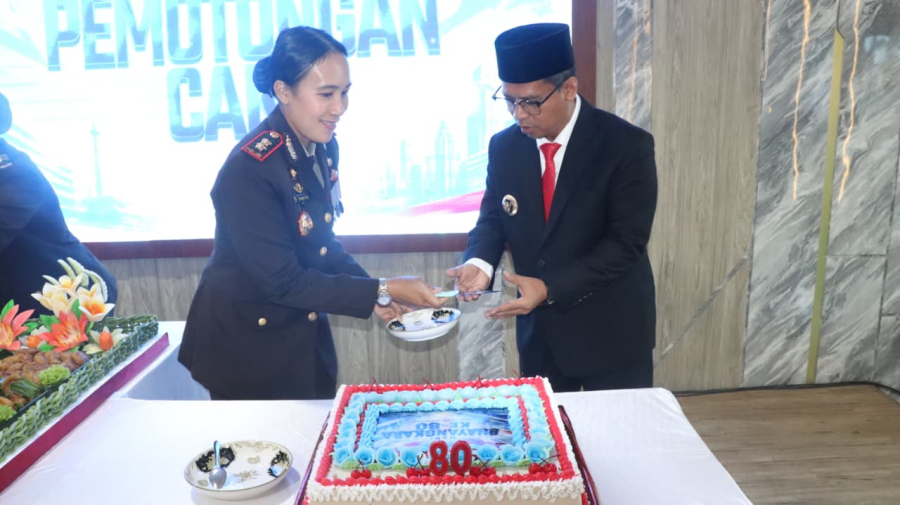 syukuran HUT Bhayangkara ke-80 Polres Karimun