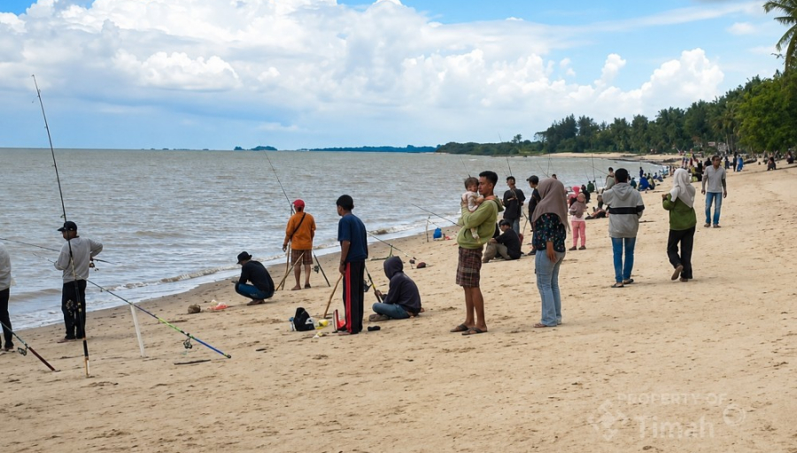 Lomba Memancing Silaturahmi Berkah" yang digagas Komunitas Pemuda Sawang didukung PT Timah