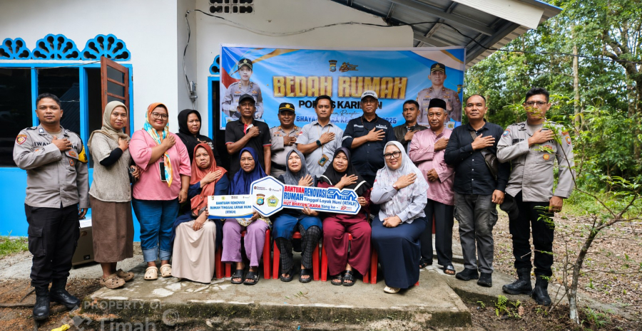 PT Timah bantu bedah rumah nelayan di Kundur Barat Kabupaten Karimun