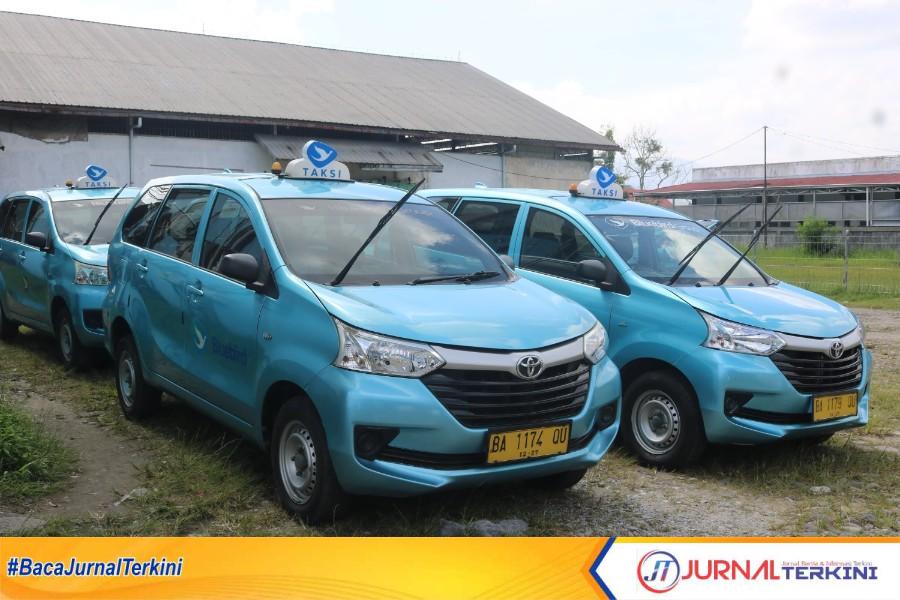 Angkutan Bluebird Padang. (Foto. Prokopim Padang).