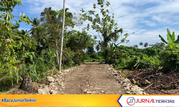 Tampak lokasi tanah hibah dari warga Lubuk Lintah, Kota Padang untuk Pelebaran Jalan. (Foto Pemko Padang).