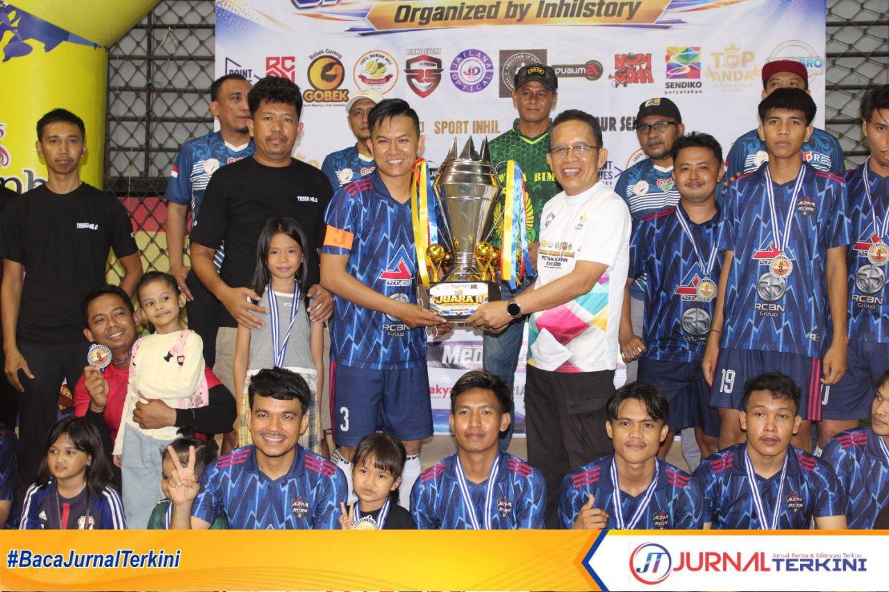 Anggota Komisi II DPRD Kabupaten Indragiri Hilir (Inhil), H.M. Yusuf Said, S.E., M.M., menghadiri acara penutupan Turnamen Futsal Sahabat Hati Cup 3 Tahun 2026
