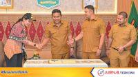 Pertemuan bersama Wagub Sumbar, Vasco Ruseimy bersama Wawako Sawahlunto, Bupati Sijunjung, dan Bupati Dharmasraya. (Foto: Adpim Sumbar)