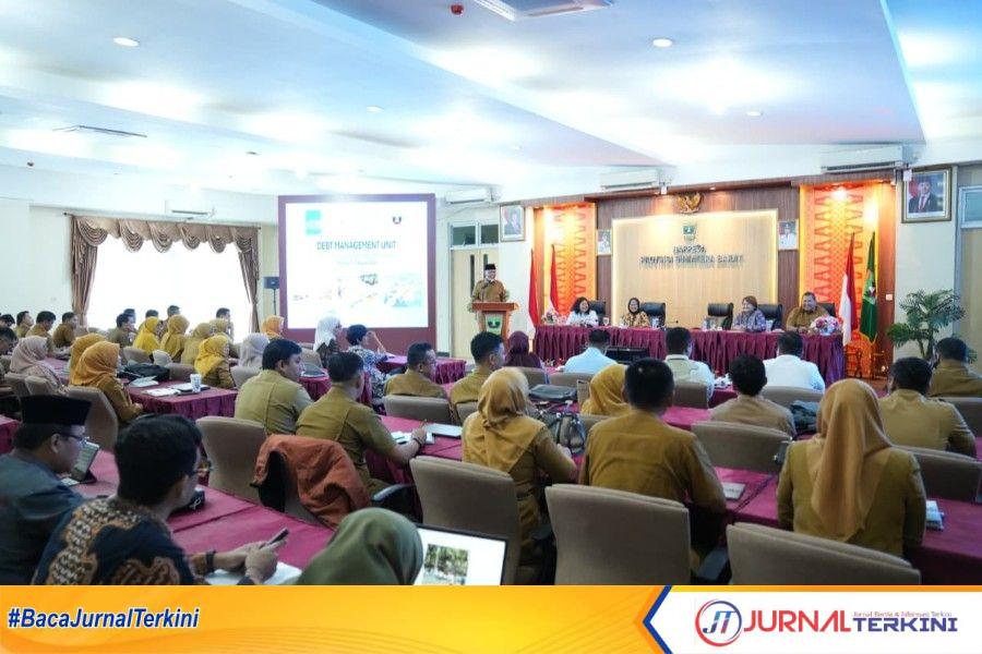 Pemprov Sumbar gelar pelatihan pembentukan debt management unit. (Foto Adpim Sumbar).