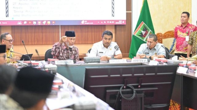 Rakor Kepala Daerah se-Sumbar sekaligus peluncuran PORPROV XVI Tahun 2026. (Foto Adpim Sumbar).