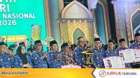 Kafilah Korpri Sumbar Pertahankan Juara Umum MTQ Nasional Korpri VIII di Makassar. (Foto: Adpim Sumbar).