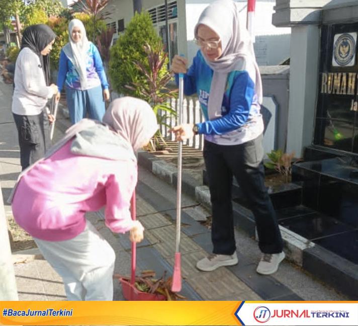 Rutan Batusangkar gelar aksi bersih kemerdekaan. (Foto Rutan Batusangkar).