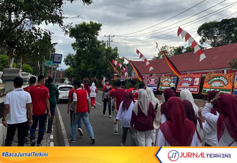 Rutan Batusangkar gelar kegiatan jalan santai dan perlombaan tradisional. (Foto: Rutan Batusangkar).
