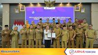 Rakor Kepala Daerah se-Sumbar terkait Percepatan Sertifikasi Halal dan Pembangunan Ekosistem Halal di Sumbar. (Foto Adpim Sumbar).