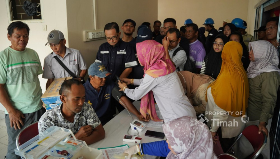 Donor darah Bulan Bakti HUT ke-50 PT Timah