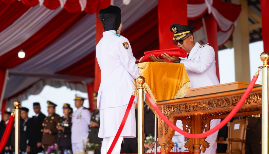 Upacara hut RI ke-81 di Karimun