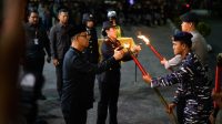 Pawai obor hut RI ke-81 di Karimun