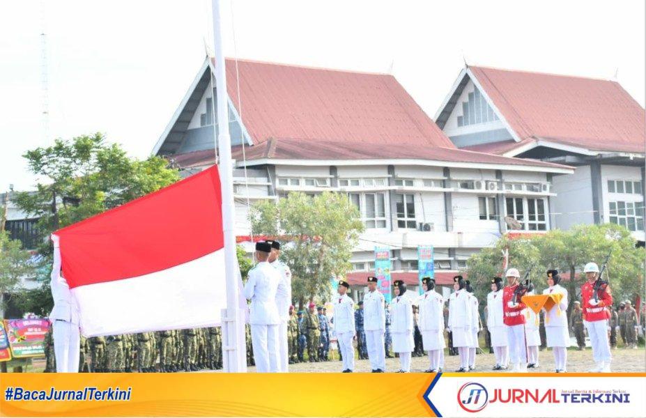 Upacara HUT ke-81 RI di Kota Padang. (Foto: Pemko Padang)