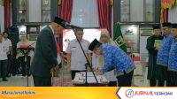 Gubernur Sumbar , Mahyeldi Ansharullah saat melantik enam Pejabat Eselon II Gubernur Sumbar , Mahyeldi Ansharullah saat melantik enam Pejabat Eselon II lingkup Pemprov Sumbar (Foto: Adpim Sumbar).