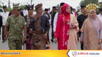 Pawai Alegoris HUT Ke-81 RI di Kabupaten Solok. (Foto: Kominfo Kab Solok)