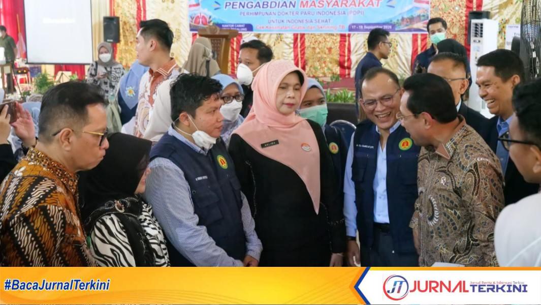 Cek kesehatan dan skrining TBC gratis di Aula Kantor Camat Lubuk Begalung, Kota Padang (Dok. Pemko Padang)