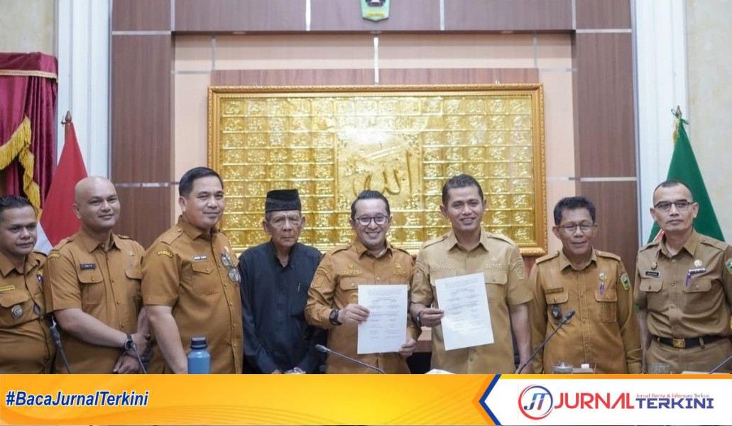 Pemprov Sumbar Fasilitasi Penetapan Batas Wilayah Kabupaten Solok dan Kabupaten Tanah Datar. (Foto Kominfo Kab Solok)