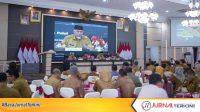 Bupati Solok Hadiri Rapat Asistensi dan Monitoring Penyesuaian APBD Pemanfaatan Tambahan Dana Transfer ke Daerah 2026. (Foto: Kominfo Kab Solok)