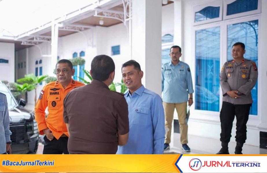 Bupati Solok Sambut Kunjungan Kaposko Nasional Satgas PRR. (Foto: Kominfo Kab Solok)