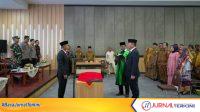 Bupati Solok Lantik Masheri Yanda Boy sebagai Pejabat Sekretaris Daerah (Foto: Kominfo Kab Solok)