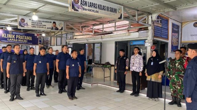 Lapas Suliki Gelar Razia Gabungan (Foto: Lapas Suliki)