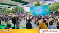 Kedatangan Khafilah Sumbar Disambut IKM di Semarang. (Foto: Adpim Sumbar)