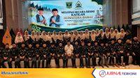 Wagub Sumbar, Vasco Ruseimy saat melepas Kafilah ke MTQ Nasional XXXI. (Foto: Adpim Sumbar)