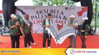 IMG-20261004-WA0060-100kb Aksi Bela Palestina yang digelar di halaman Kantor Gubernur Sumbar (Dok. Adpim Sumbar)