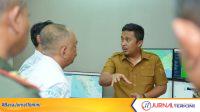 Wagub Sumbar Vasko Ruseimy saat melakukan kunjungan kerja ke Stasiun Meteorologi Minangkabau Padang Pariaman (Dok. Adpim Sumbar)