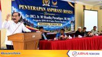 M. Shadiq Pasadigoe Ajak serap Aspirasi Masyarakat di Batusangkar (Dok. Istimewa)