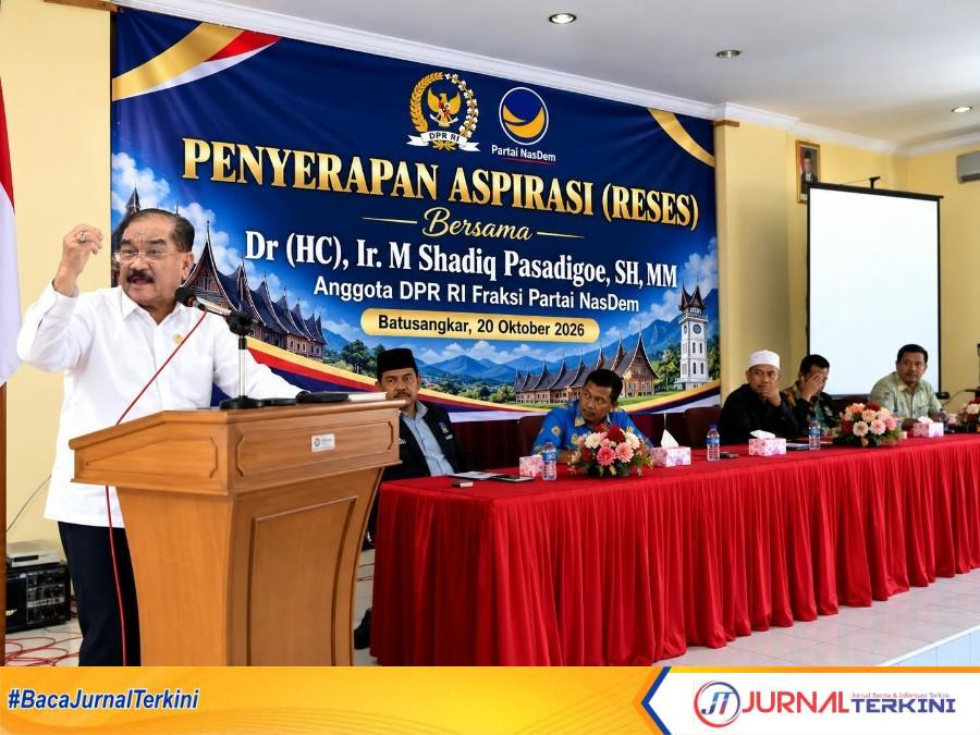 M. Shadiq Pasadigoe Ajak serap Aspirasi Masyarakat di Batusangkar (Dok. Istimewa)
