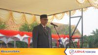 Ket Foto: Sekda Inhil Tantawi Jauhari Bertindak sebagai Inspektur Peringatan Hari Kesaktian Pancasila
