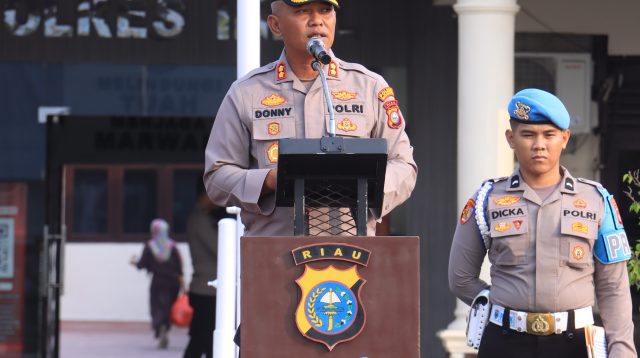 Ket Foto; Kapolres Inhil AKBP Donny Eko Listianto, S.H., S.I.K., M.H.,