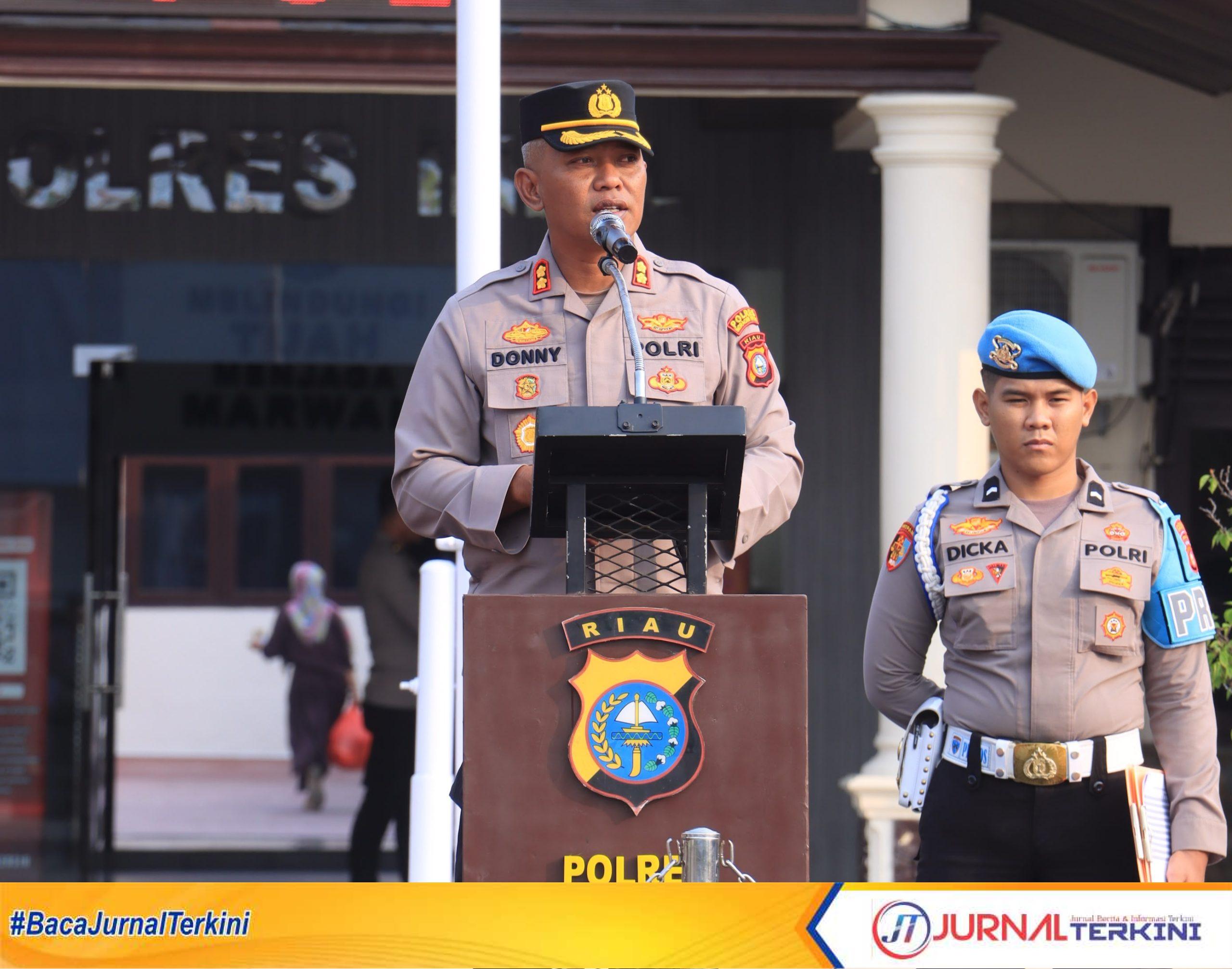 Ket Foto; Kapolres Inhil AKBP Donny Eko Listianto, S.H., S.I.K., M.H.,