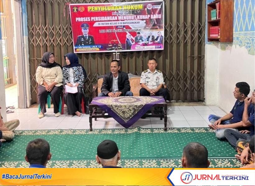 Penyuluhan hukum di Rutan Batusangkar (Dok. Rutan Batusangkar)