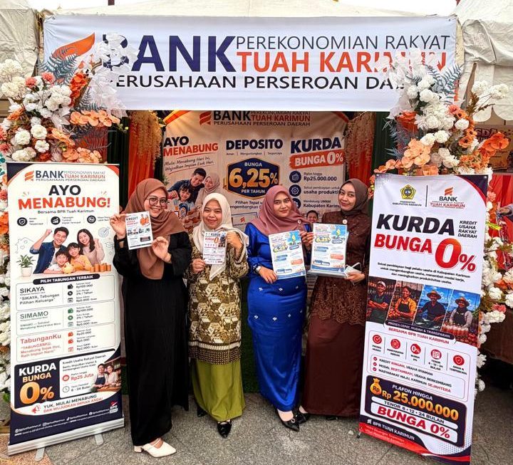 BPR Tuah Karimun lebih dekat dengan masyarakat dengan program promosi deposito dengan suku bunga 6,25 persen per tahun, yang berlaku pada 12–31 Oktober 2026 minimum penempatan dana sebesar Rp50 juta.FOTO:BPR TUAH KARIMUN