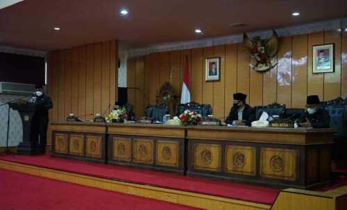 Rapat Paripurna LPP APBD, RPJMD dan Laporan Reses