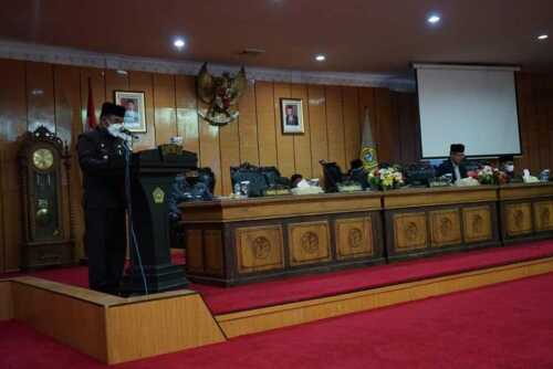 Bupati Sampaikan Pidato Pengantar Ranperda LPP APBD 2020