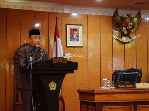 Wakil Bupati hadiri rapat paripurna KUA-PPAS Perubahan APBD 2020