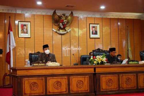 Wakil Bupati hadiri rapat paripurna KUA-PPAS Perubahan APBD 2020