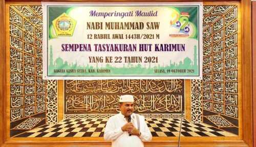Tabligh Akbar dan Tasyakkuran HUT Karimun