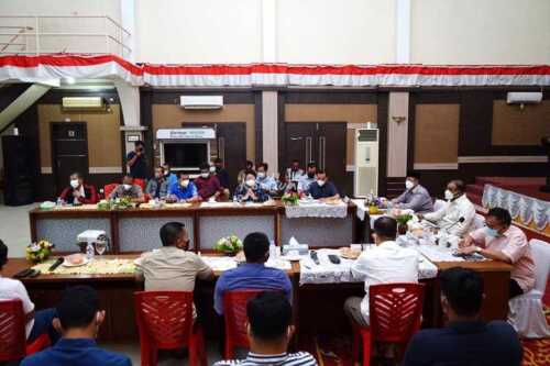 Rakor Percepatan Penanganan dan Pengendalian COVID-19