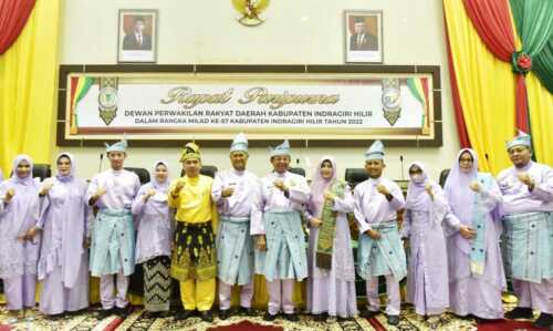 Rapat paripurna DPRD Inhil milad inhil