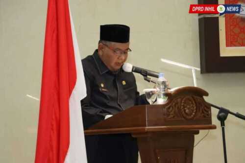 Rapat Paripurna DPRD Inhil tentang Pertanggungjawaban APBD 2022