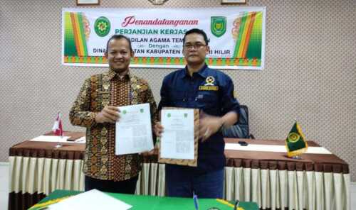 MoU Layanan Dispensasi Perkawinan antara PA Tembilahan dan Dinkes Inhil