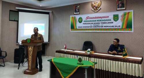MoU Layanan Dispensasi Perkawinan antara PA Tembilahan dan Dinkes Inhil