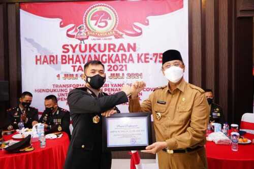 Wabup Karimun Hadiri Peringatan Hari Bhayangkara ke-75